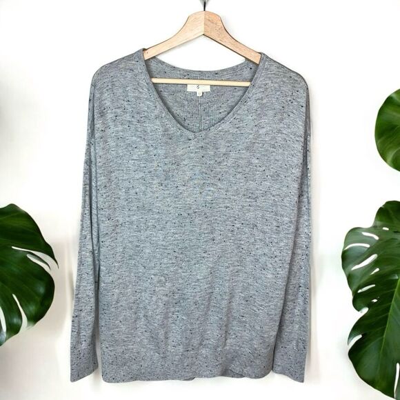 Lou & Grey Flecked Easygoing Oversized Tunic Sweater - Picture 3 of 10